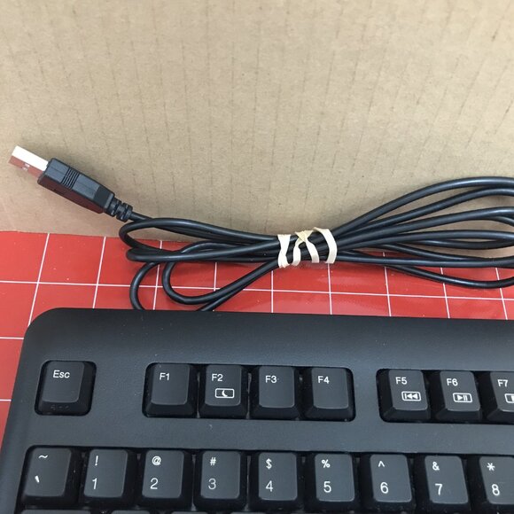 HP Black Wired Keyboard SK-2025 - Picture 5 of 6